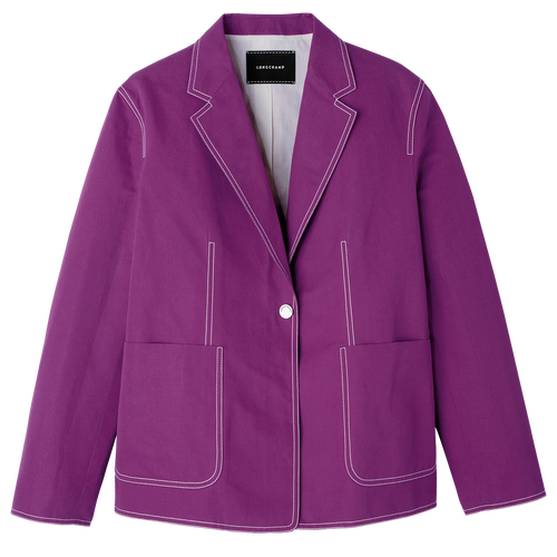 Veste , Gabardine - Violette - Vue 1 de 3