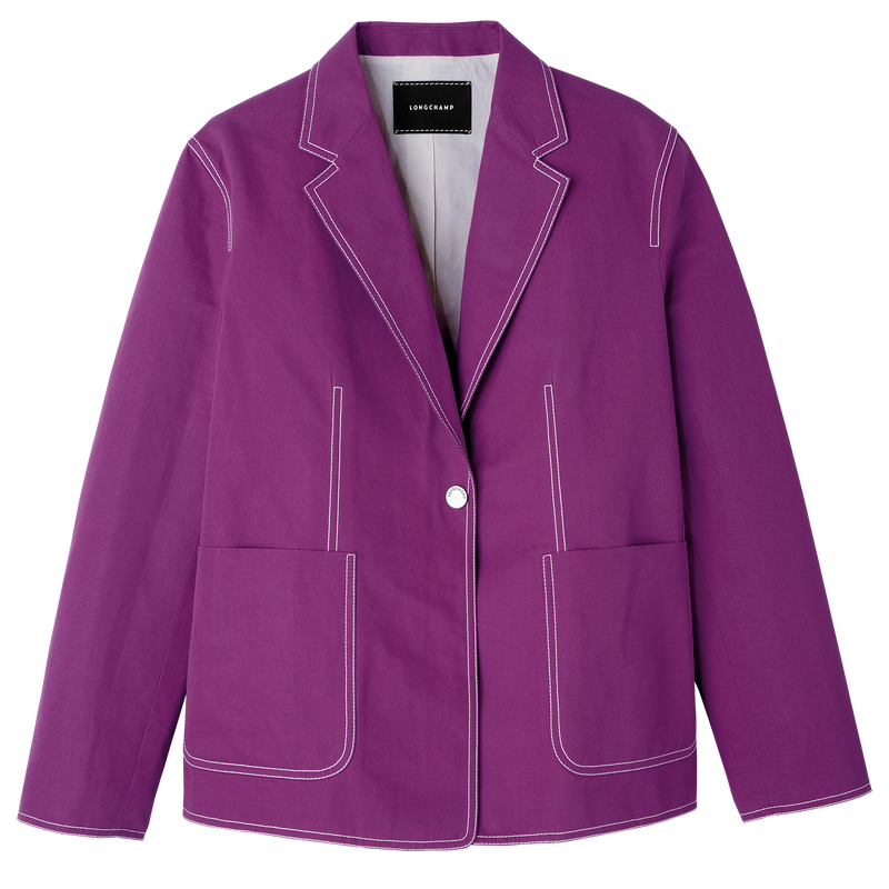 Jacket , Violet - Gabardine  - View 1 of 3