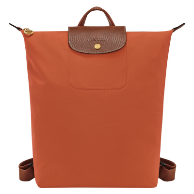 Le Pliage Original M Backpack , Brick - Canvas