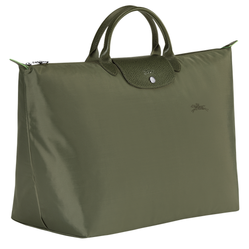 Reisetasche S Le Pliage Green , Recyceltes Canvas - Fichte - Ansicht 3 von 6