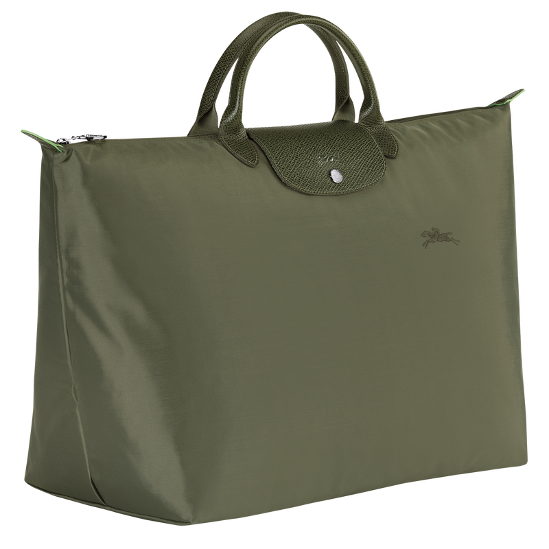 Sac de voyage S Le Pliage Green , Toile recyclée - Forêt  - Vue 3 de 6