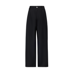 Trousers , Black - Crepe