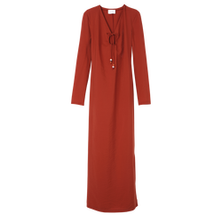 Robe longue , Crêpe - Sienne