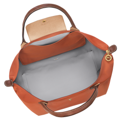 Le Pliage Original L Tote bag , Brick - Recycled canvas