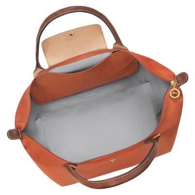 Le Pliage Original L Tote bag , Brick - Recycled canvas