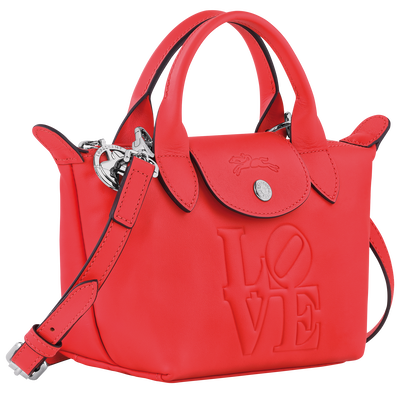 Longchamp x Robert Indiana 系列 手提包 XS, 紅色
