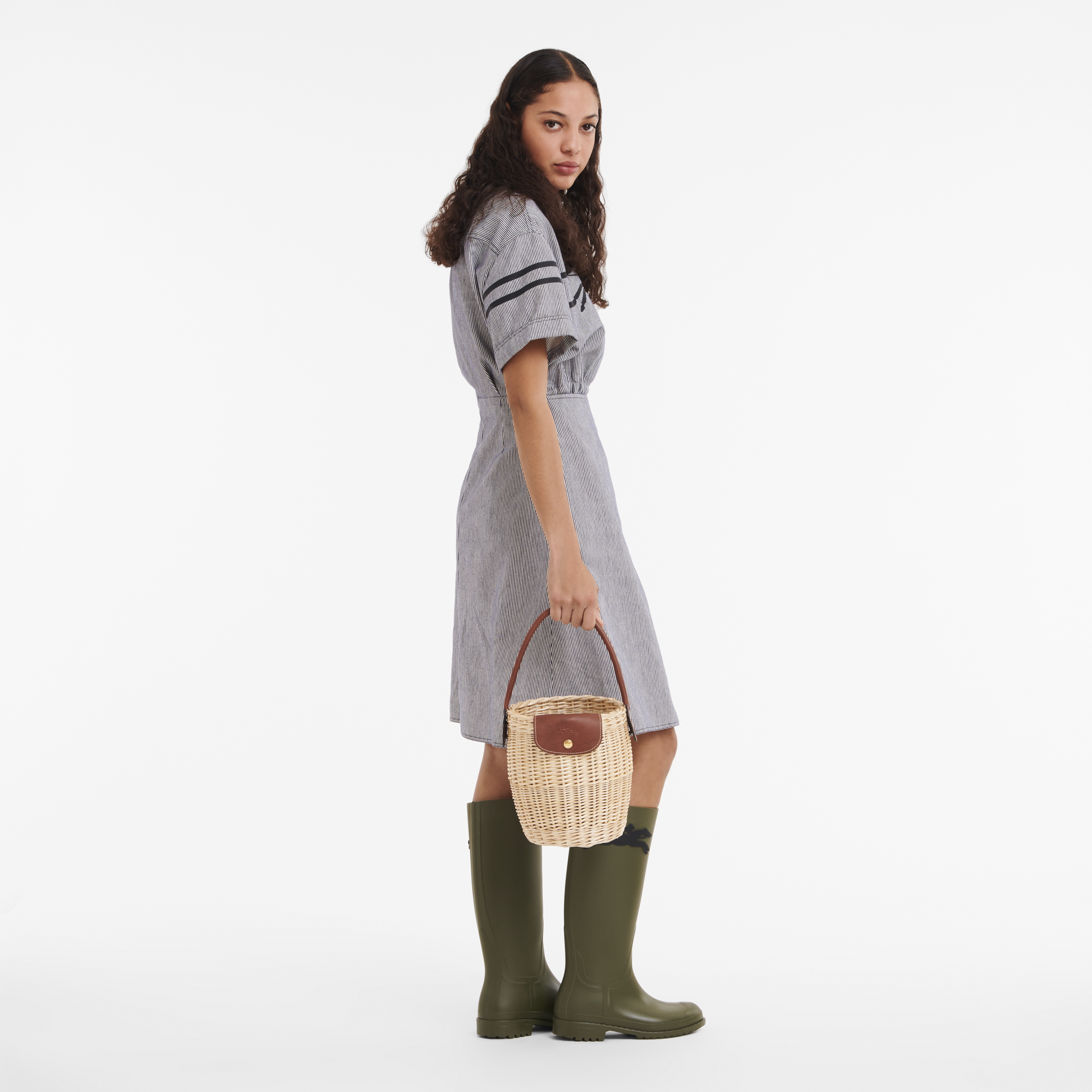 longchamp bucket bag canvas