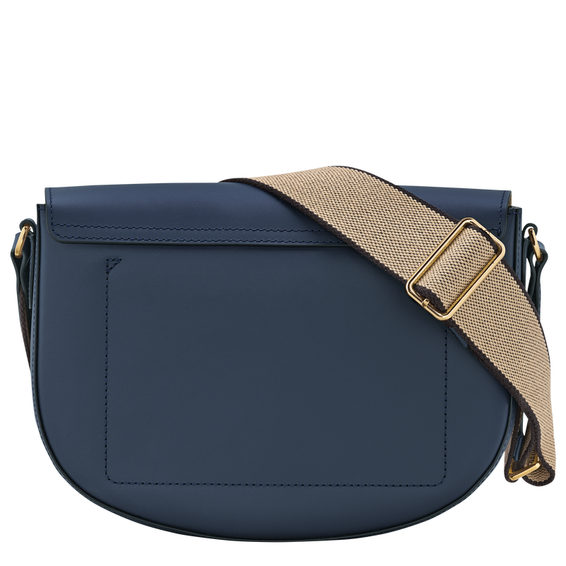 &Eacute;pure M Crossbody bag , Navy - Leather  - View 4 of  6