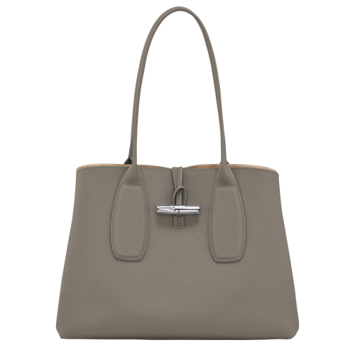 Le Roseau L Tote bag , Turtledove - Leather - View 1 of  6