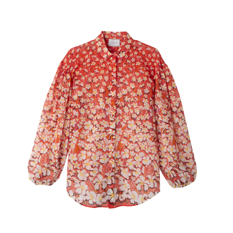 Camicia , Voile - Fragola  - View 1 of  4