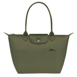 Le Pliage Green M Tote bag , Forest - Recycled canvas