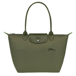 Le Pliage Green Bolso de hombro M , Lona reciclada - Bosque