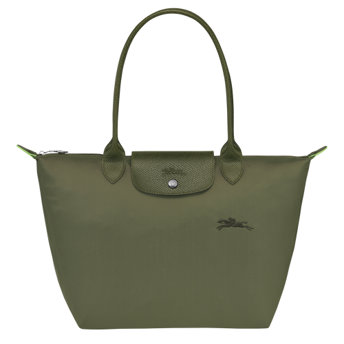 LONGCHAMP Large Le Pliage Green Shoulder Bag
