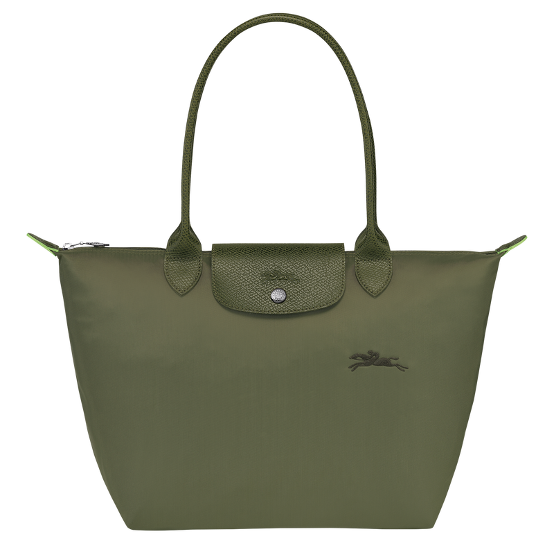 Le Pliage Green M Tote bag , Forest - Recycled canvas  - View 1 of  5
