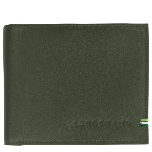 Longchamp sur Seine Wallet , Khaki - Leather - View 1 of 3