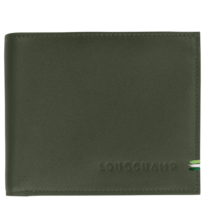 Longchamp sur Seine Wallet , Khaki - Leather  - View 1 of 3