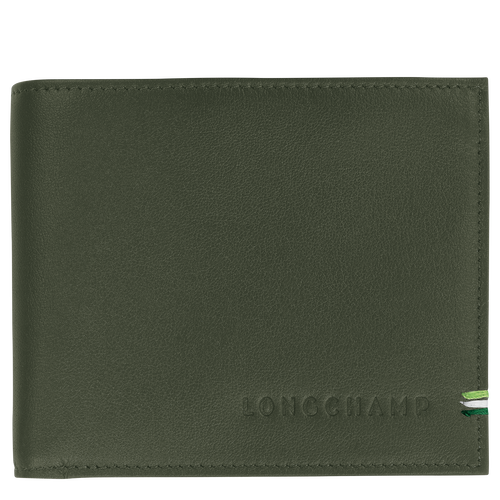 Longchamp sur Seine Wallet , Khaki - Leather - View 1 of  3