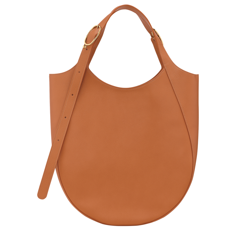 Shopping bag XL Le Foulonn&eacute; , Pelle - Ambra  - View 4 of  6