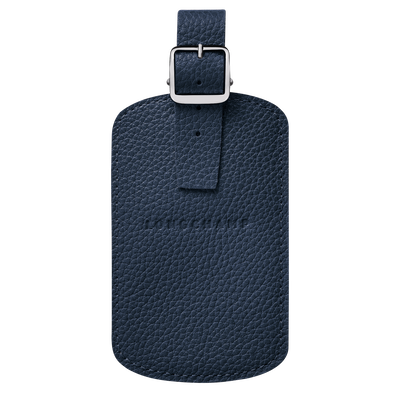 Etichetta per bagaglio Le Foulonné , Pelle - Blu Navy