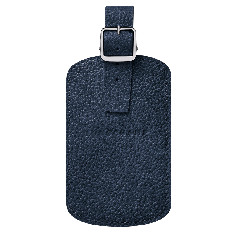 Le Foulonné Etiqueta para equipaje , Cuero - Azul Oscuro  - Vista 1 de 1