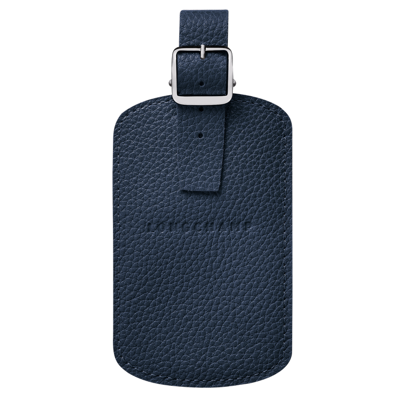 Le Foulonné Luggage tag , Navy - Leather  - View 1 of 1