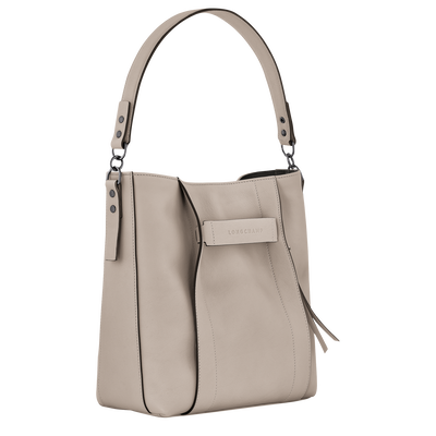 Longchamp 3D Hobo bag M, Clay