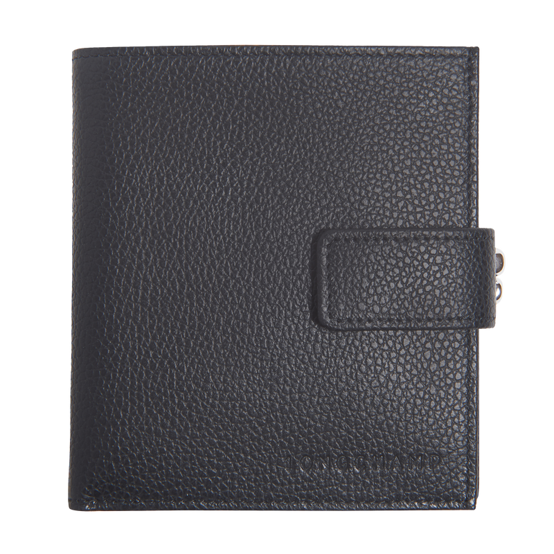 Le Foulonn&eacute; Compact wallet , Black - Leather  - View 1 of 2