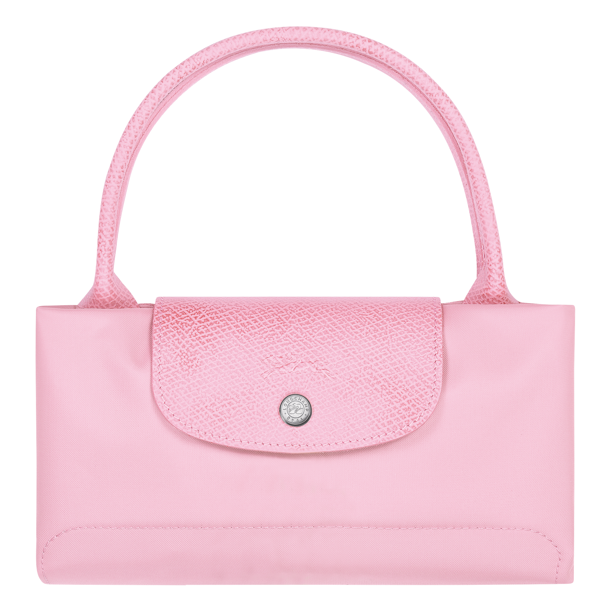 Le Pliage Green L Tote bag Pink - Recycled canvas (L1899919P75)