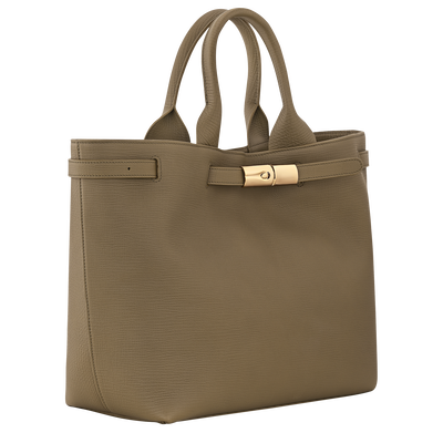 Sac cabas L Le Smart , Cuir - Olive
