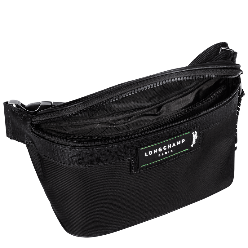 Le Pliage Energy M Belt bag , Black - Recycled canvas  - View 4 of 5