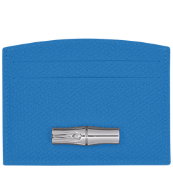 Karten-Etui Roseau , Leder - Kobaltblau