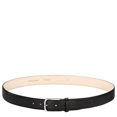Archive Men's belt , Black - Leather