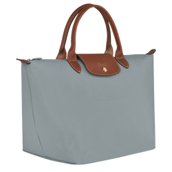 Le Pliage 原創系列 手提包 M , 鋼灰色 - 再生帆布