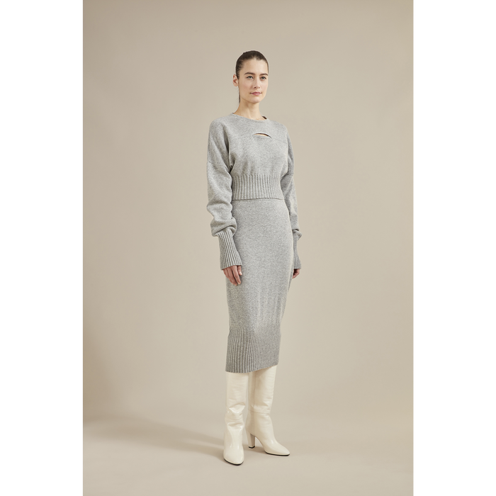 Fall-Winter 2021 Collection Skirt, Grey