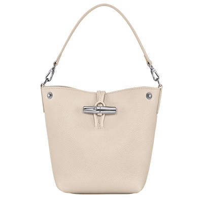Longchamp white leather bag hotsell
