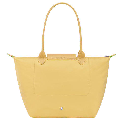 Le Pliage Green L Tote bag , Wheat - Recycled canvas - View 4 of 6