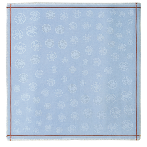 ロンシャン メダル ストール 120X120cm , スカイブルー - その他 - ビュー 1: 2
