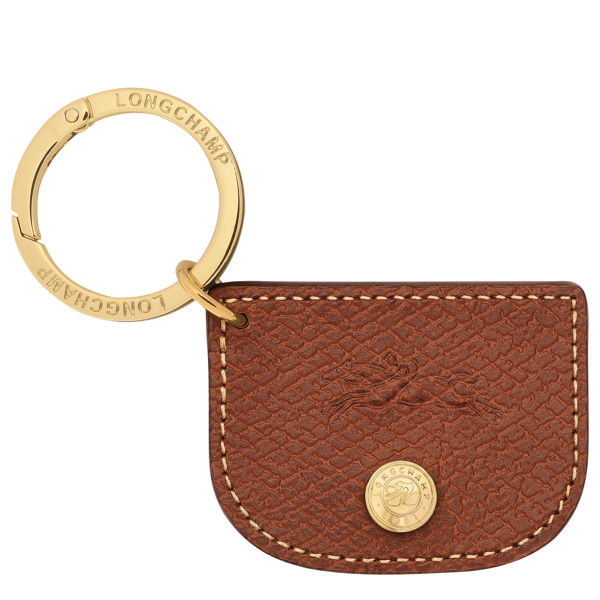 &Eacute;pure Key ring, Brown