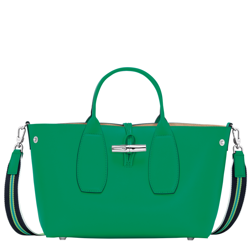 Roseau Handbag M, Grass/Green Light