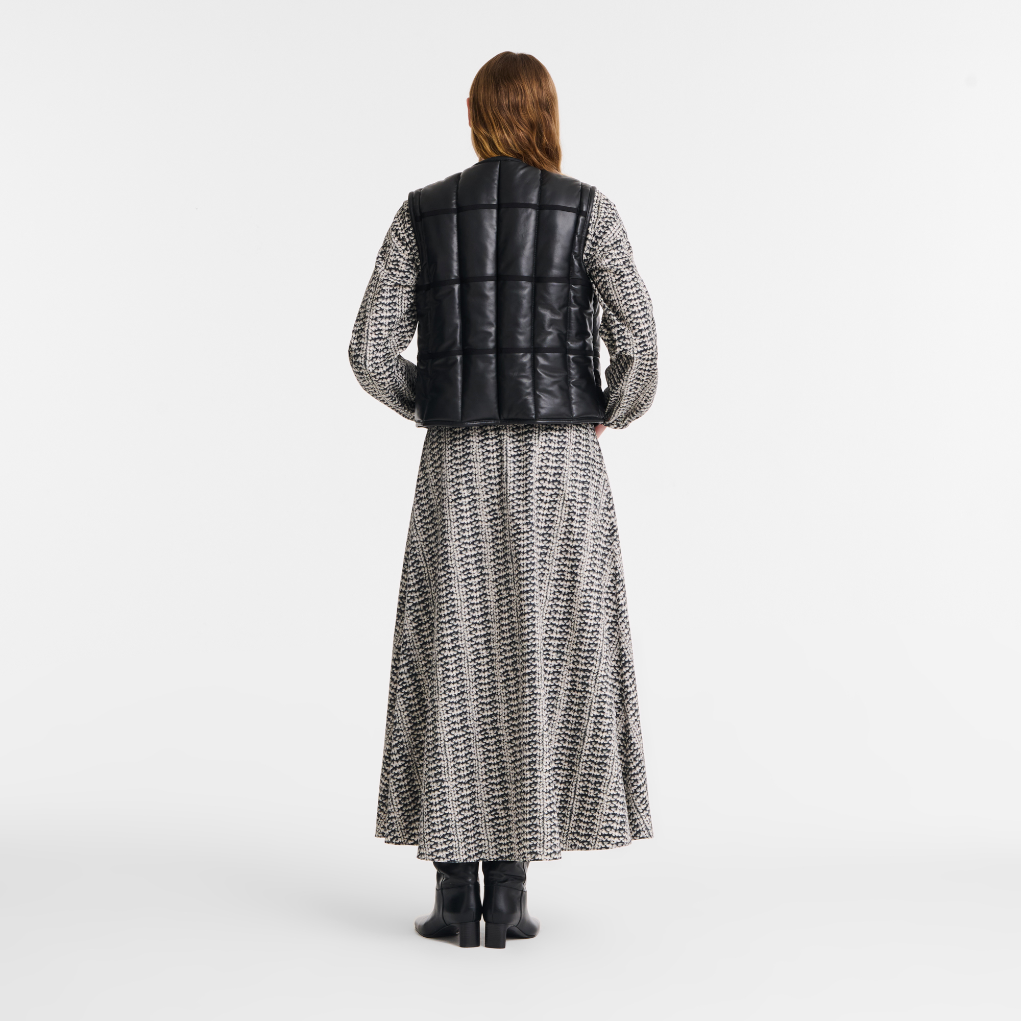 Sleeveless cardigan, Black - View 3 of
4 - zoom in null Sleeveless cardigan, Black