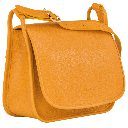 Le Foulonné M Crossbody bag , Apricot - Leather - View 3 of  5