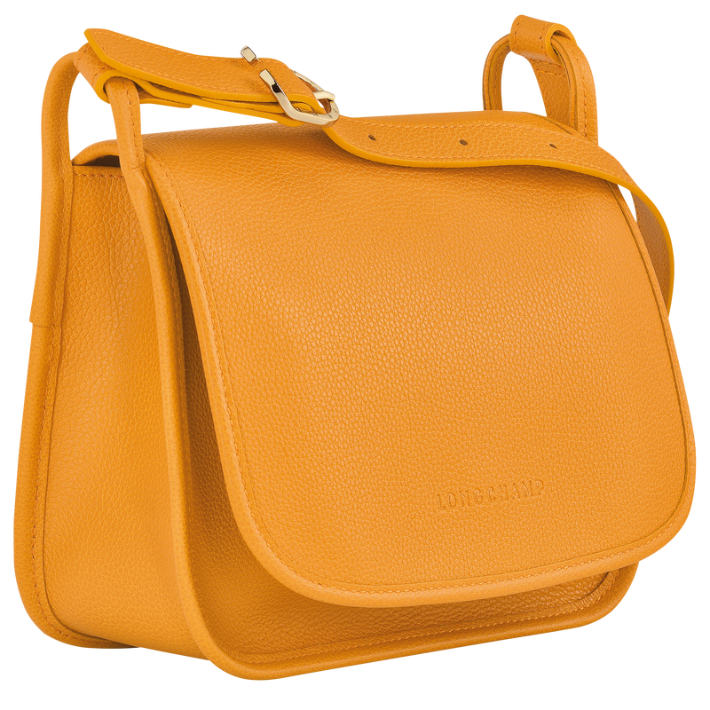 Le Foulonné M Crossbody bag , Apricot - Leather  - View 3 of  5