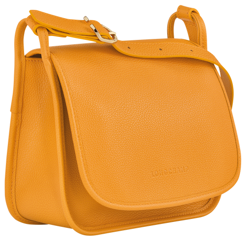 Le Foulonné M Crossbody bag , Apricot - Leather - View 3 of  5