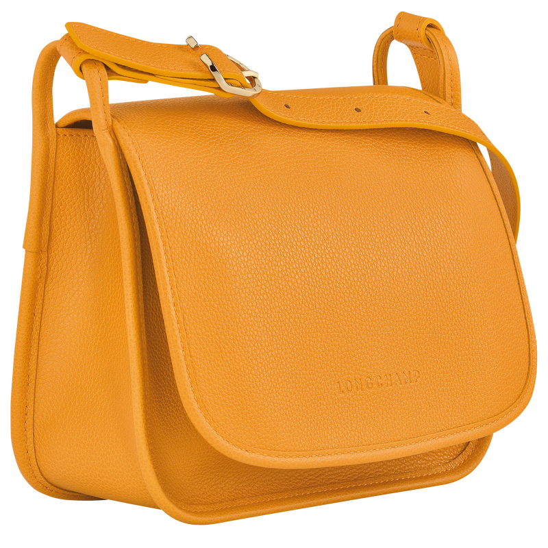 Le Foulonné M Crossbody bag , Apricot - Leather  - View 3 of  5