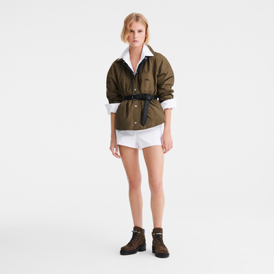 null Gewatteerde blouson, Marine/Artisjok