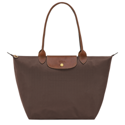 Le Pliage Original L Tote bag , Mocha - Recycled canvas