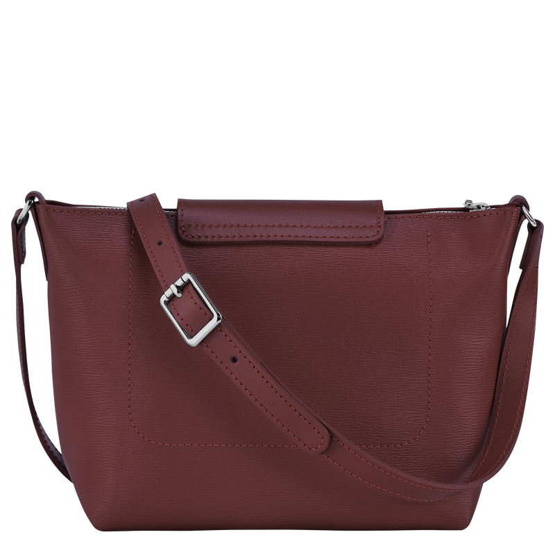 Le Pliage City XS Crossbody bag , Plum - Canvas  - View 3 of 3