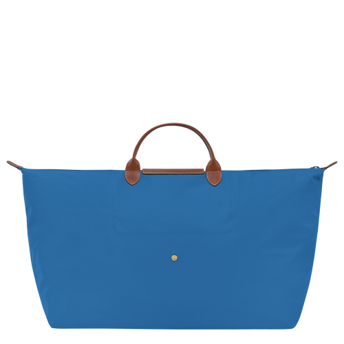 Le Pliage Original M Travel bag , Cobalt - Recycled canvas - View 3 of 5