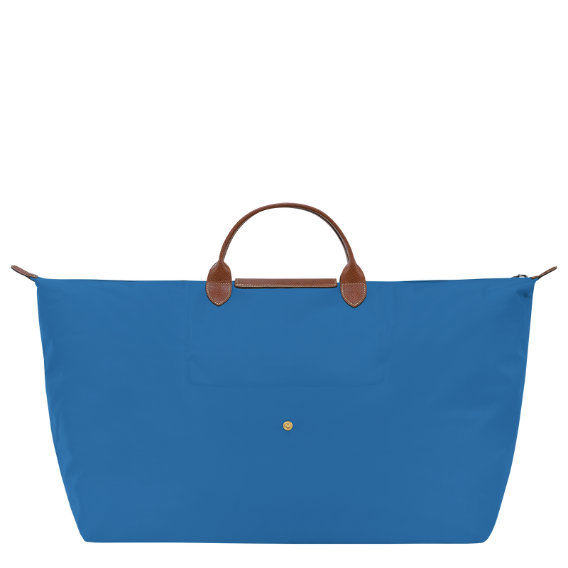 Le Pliage Original 旅行袋 M , 鈷藍色 - 再生帆布  - 查看 3 5