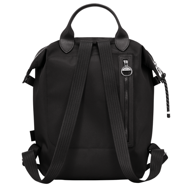 Rucksack L Le Pliage Energy , Recyceltes Canvas - Schwarz  - Ansicht 4 von 5